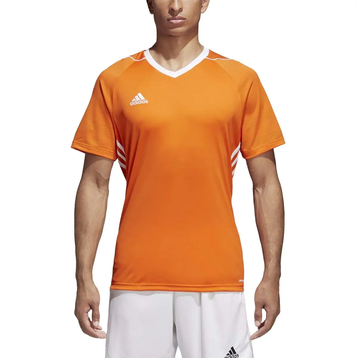 orange adidas soccer jersey