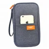Personalized Waterproof Family Passport Holder RFID Blocking Travel Document Organizer Case with Hand Strap