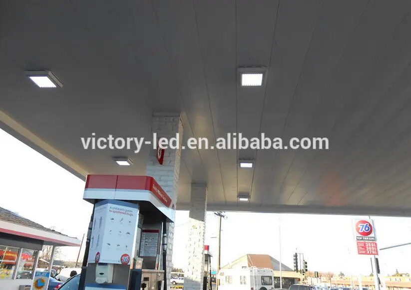 Best 150W IP65 LED Ceiling Recessed Canopy Light for Gas Station