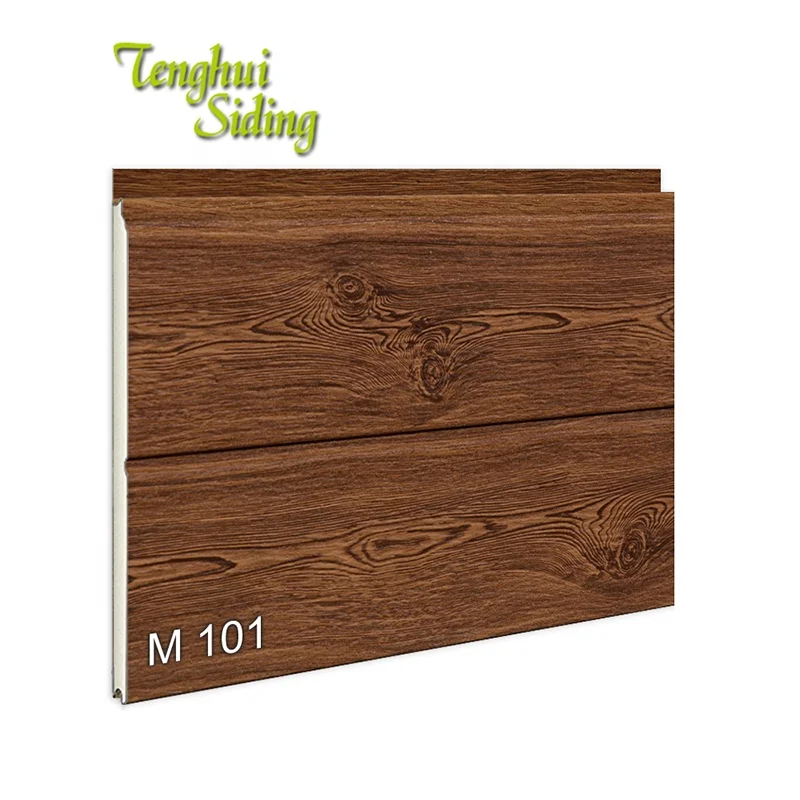 
Metal cladding wooden grain exterior wall insulated decorative board price. 
