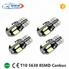 Canbus T10 Socket 8 smd 5630 5730 Chip Led Car License Plate Light W5W 194 Bulbs 168 NO ERROR DC 12V White Auto Reading Lamp