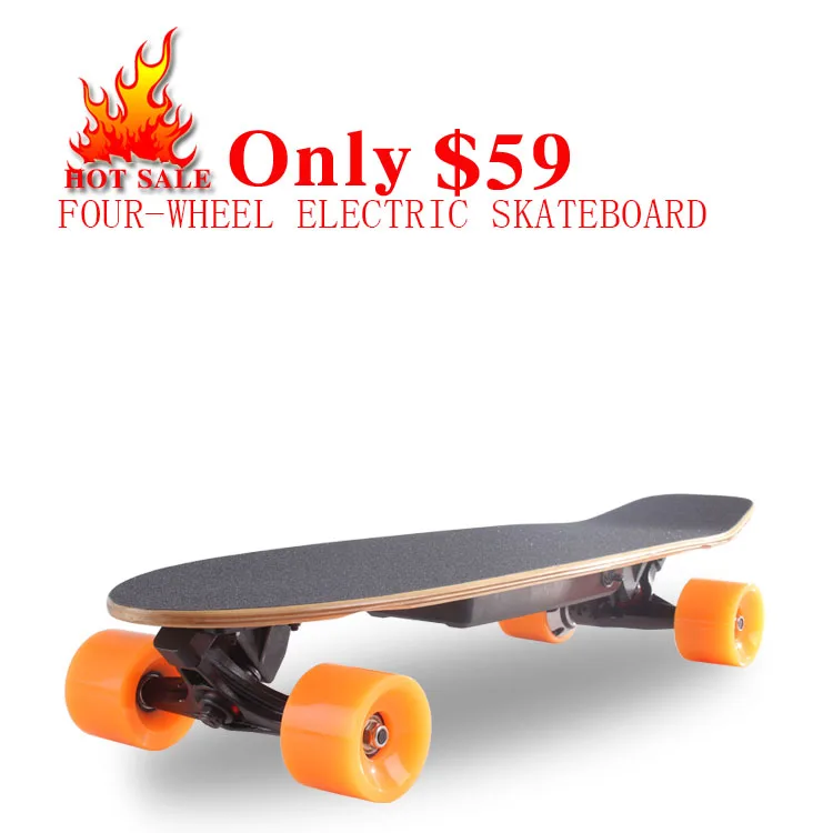 Hot Sale!!! Factory cheap Price Mini Hub Motor skateboard,electric scooter with remote control