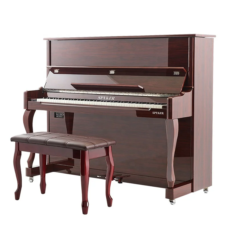 

New SPYKER Classic Design MIDI Wood Keyboard Solid wood Upright Digital Piano, White/black/red/walnut