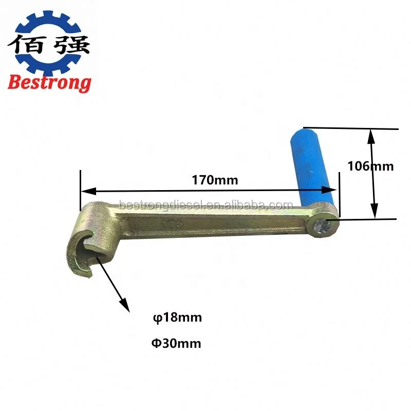 Crank Handle R175 R180 Single Cylinder Diesel Engine Parts Starting Handle Diesel Tractor/diesel