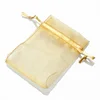 Multi Colored Bags for jewelry making ,Purple Medium Drawstring Organza Pouches