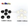 11mm(18L) Black/White Fashion Resin Tunnel Buttons Sewing Craft DIY Accessories For Bag Shoe Garment #FLN009-11