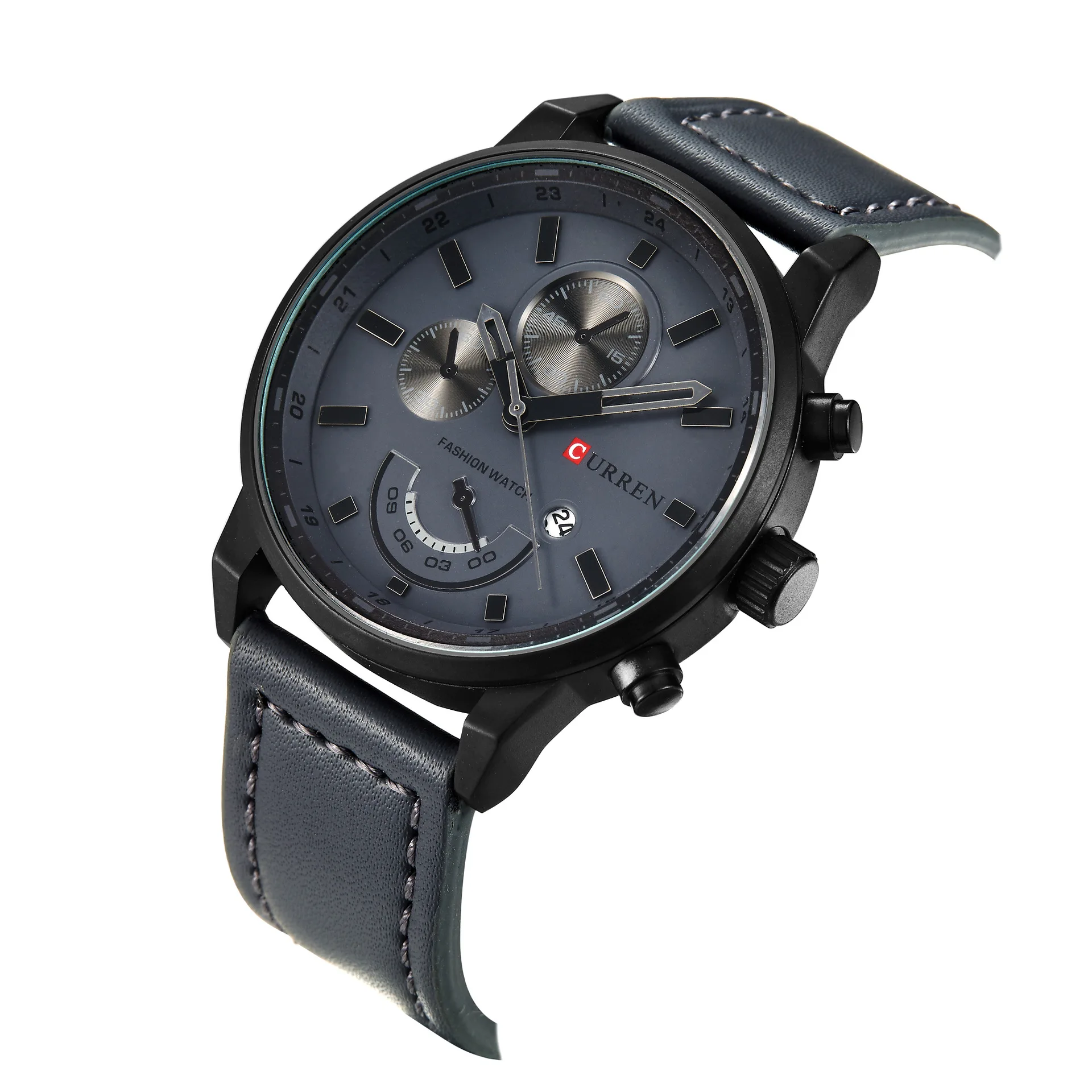 

New Style CURREN Brand Mens Business Casual Wrist Watch Japan Movement Quartz Watch Curren 8217 Men's Leather Belt Wristwatches