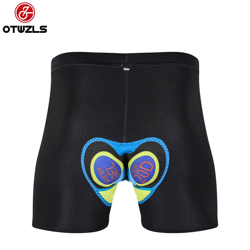 

2019 Upgrade Cycling Shorts Cycling Underwear Pro 3D Gel Pad Shockproof Cycling Underpant Bicycle Shorts Bike Underwear, Black
