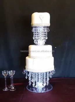 Wedding Glamorous Ice Crystal Cake Stand Buy Crystal Cake Stands