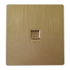 Factory price UK/BS/EU/America Standard PC material 1 port RJ11 telephone TEL mounted wall socket outlet for 86*90 size type
