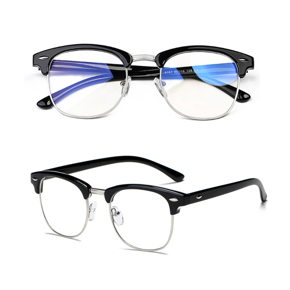 Retro 3016 Optical Frame Eyeglasses Pc Computer Anti Bluelight Blocking