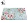 Beautiful Flower Pro-Environment Convenient Wash Check Rug For Kids Educational Activity Rug
