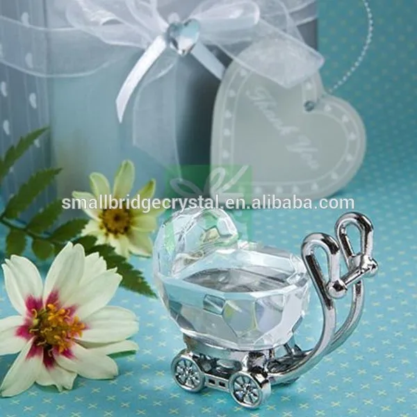 product k9 crystal baby carriage for baby shower favors-30