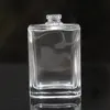 2OZ High white glass rectangle empty spray perfume glass bottle