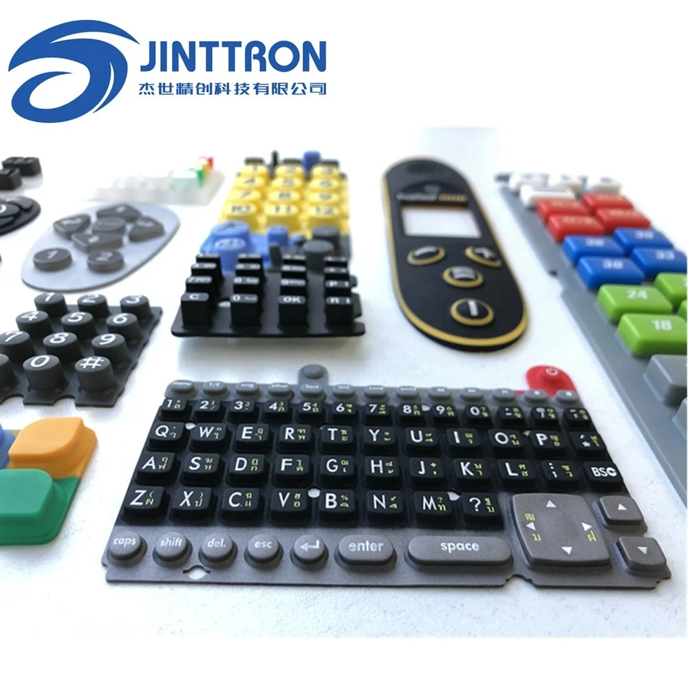 
2019 New Launched Custom Silicone Push Rubber Button Keypad 