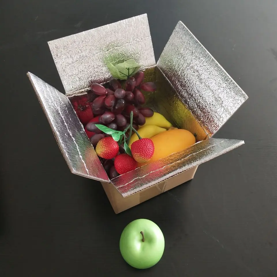 Frozen Food Package Box Paperboard Clamshell Catering Shipping Chilling