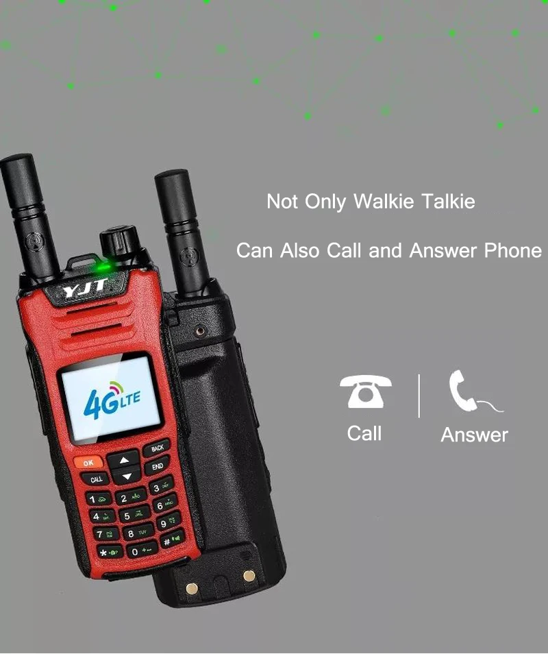 Global Talking Radio YJT GT-880 LTE WCDMA GSM 4G 3G Two Way Wifi Radio