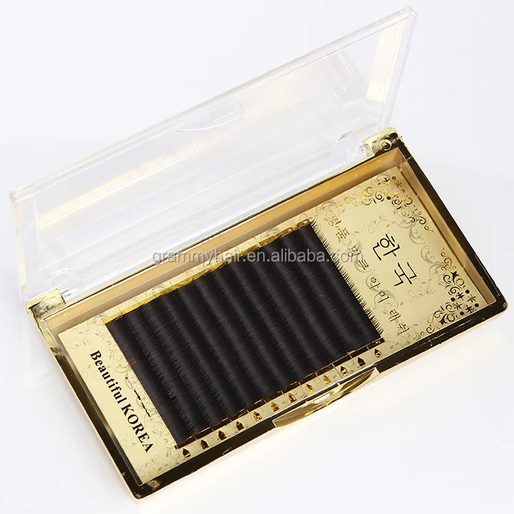 

Own brand environmental protection materials 0.085 eyelash full extension prime silk lashes individual lashes extensions