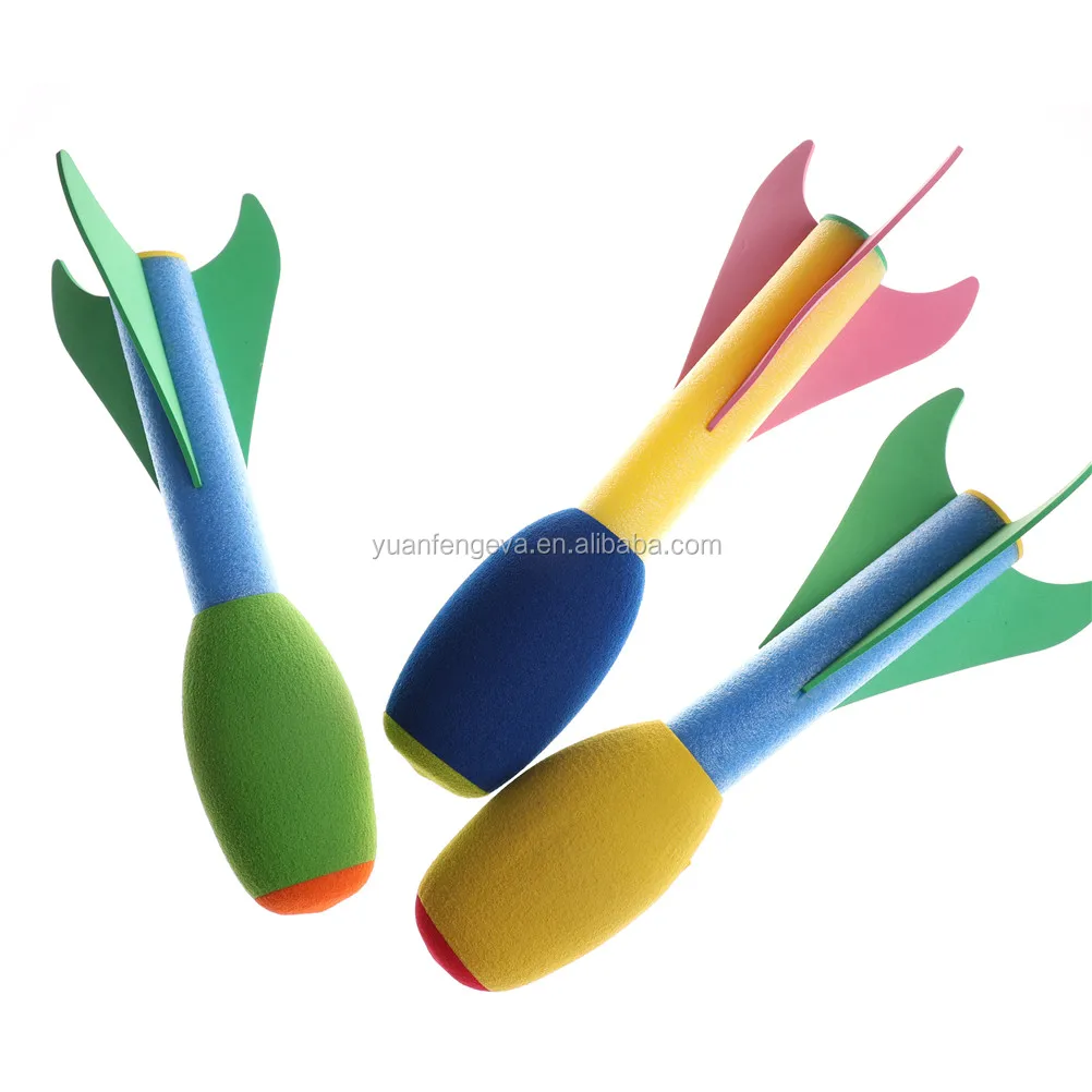 Creative Jump Rocket Launcher Foam Flying Rocket For Children Kids