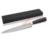 Pro Kitchen 8 inch Chef's Knife High Carbon Stainless Steel Sharp Knives Ergonomic Pakka Wood Handle & Sharp Blade