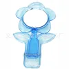 Factory direct sale fashion plastic makeup tools Children's sunflower handle mirror comb suit Mini comb kit mini mirror