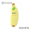 2018 Best Sale Super Soft Banana Plush Toys with face Expression Embroidery Cusotom