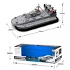 1/110 HG C201 Brushless Warship 2.4G RC Boat Model Hovercraft Land and water Air Cushion Landing Craft Zubr-Class LCAC