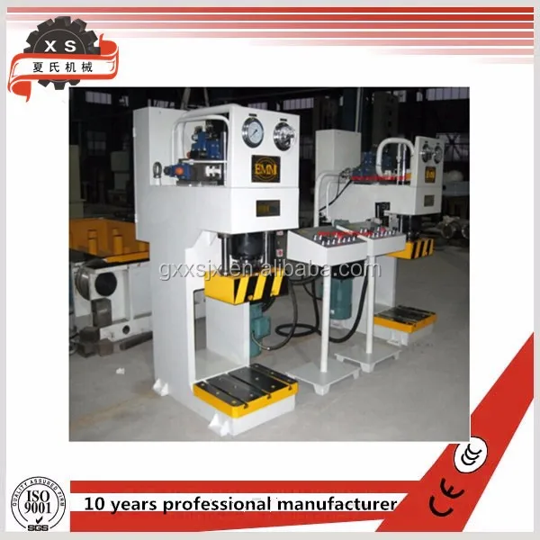  single - column hydraulic straightening and mounting press