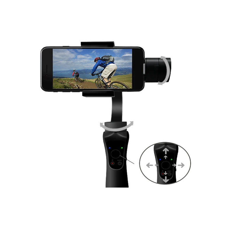 

A5 3-Axis Handheld Gimbal Stabilizer for Smartphone Like iPhone X 8 7 Plus 6, Gold/ grey/ black/ pink