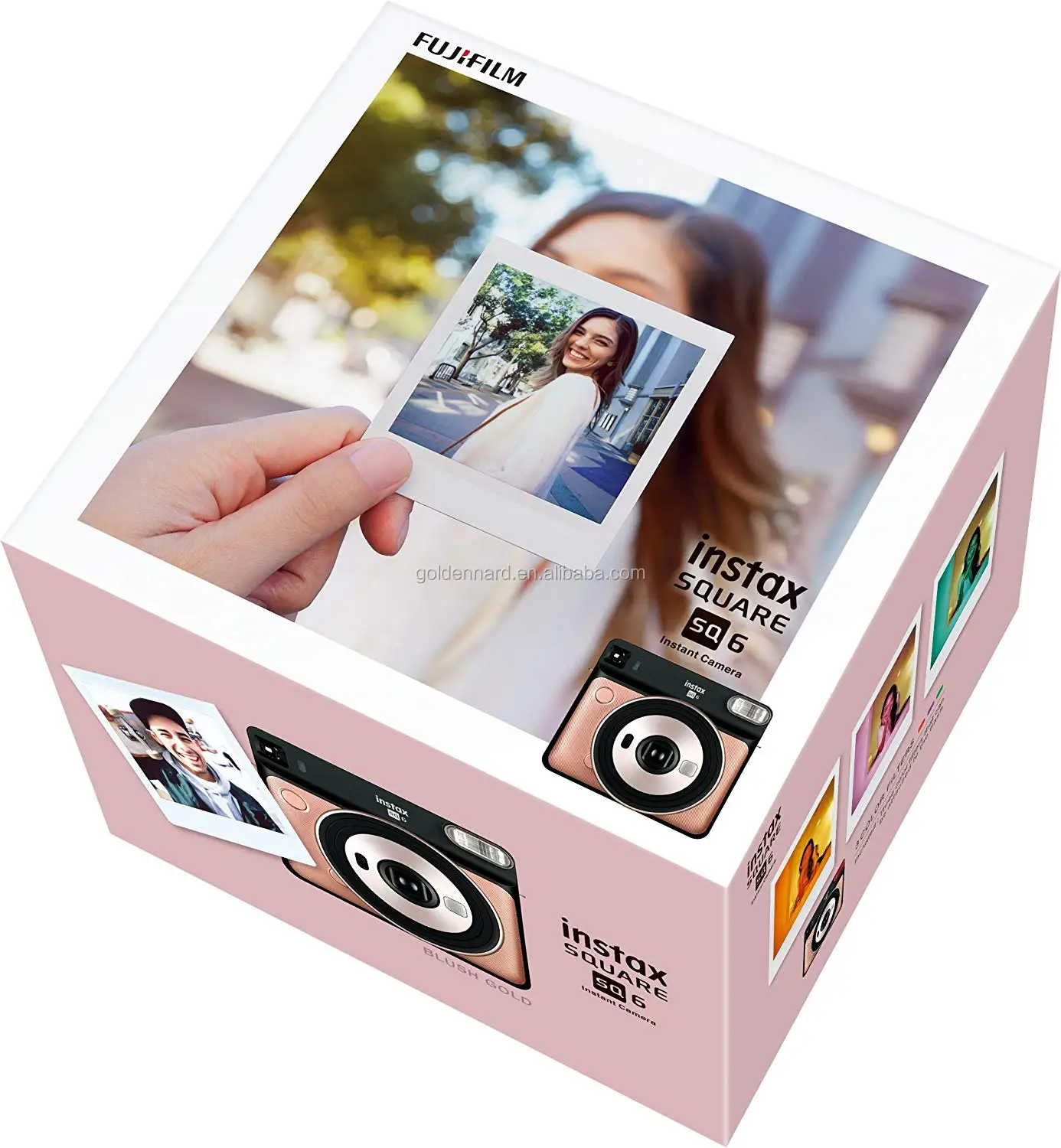 Fujifilm Instax SQUARE SQ6 Instant Film Photo Camera Blush Gold /Graphite Gray /Pearl White Colors
