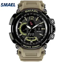 

SMAEL New Sport Water Resistant Electronic Watch Quartz Time Digital Wrist Watch Alarm Clock Shockproof Multifunction SL1702 Men