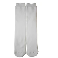 

white tube blank 100 polyester sublimation socks