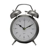 Twin Bell Table Clock Metal with Alarm