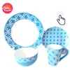 hot selling 16pcs dinner set /silk screen printing round tableware /ceramic dinner set