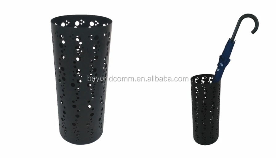 Round Dots Hollowout Metal Umbrella Holder/umbrella Stand/umbrella