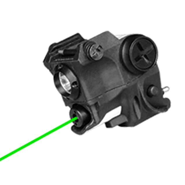 

Subcompact green laser gun sight tactical light for railed pistols