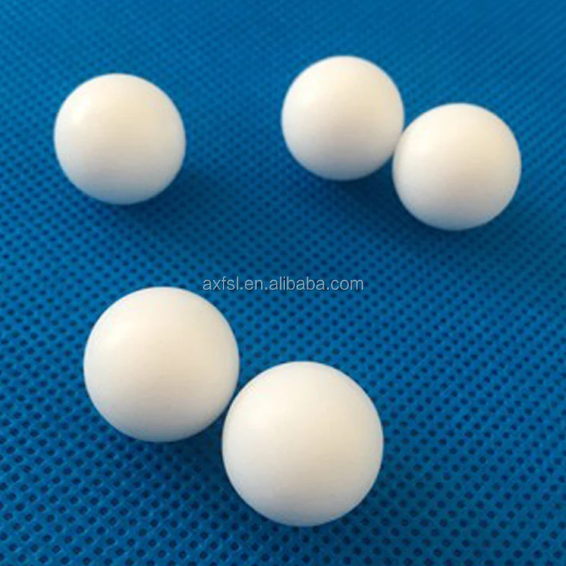 PTFE Teflon Balls 5 Pcs Sphere White 1.0/" Dia