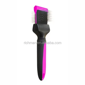 double sided slicker brush