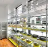Industrial Used Galvanized Chrome Metal Shelving for Kitchen