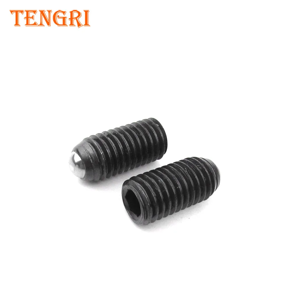 
M3 M5 M6 carbon steel black finish Spring Plungers Swivel Ball Bearing Point Set Screw 