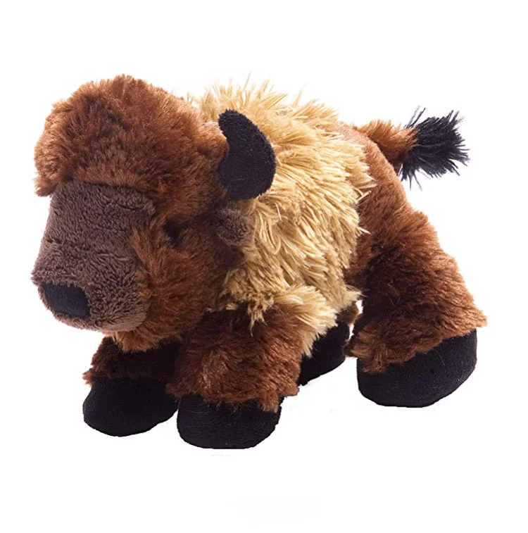 

Custom Live Cow Plush Bison Animal Plush stuffed buffalo plush customized, Picture
