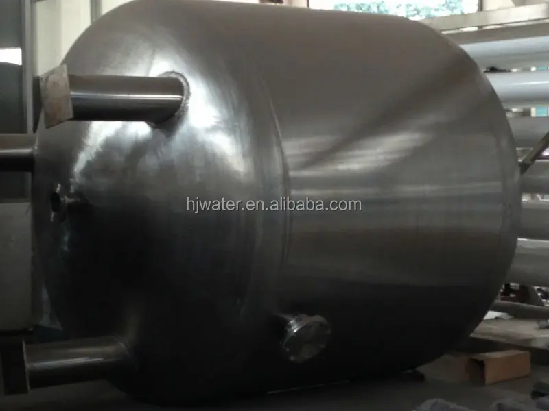Tanque de filtro de agua de acero inoxidable industrial / Tanques de presión HJ-AGAGAZ25 4