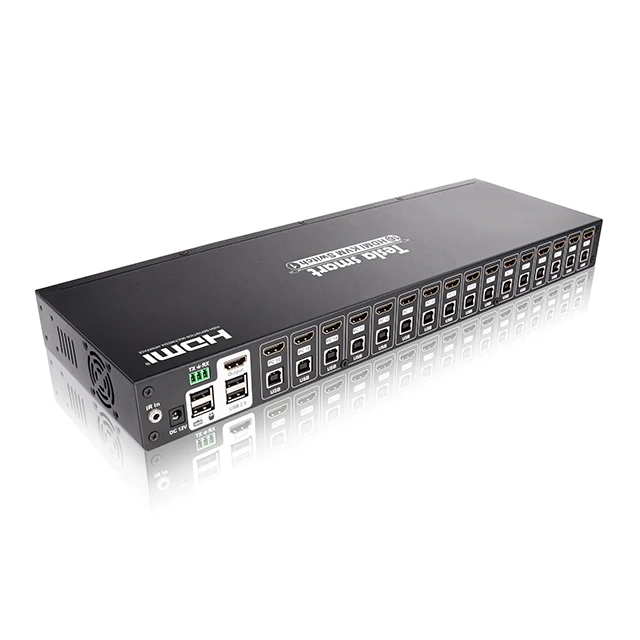 Tv 16 Port 10 Port Hdmi Kvm Switch 4k Usb 2.0 With Hot Keys Buy 16 Port Kvm Switch,10 Port Kvm