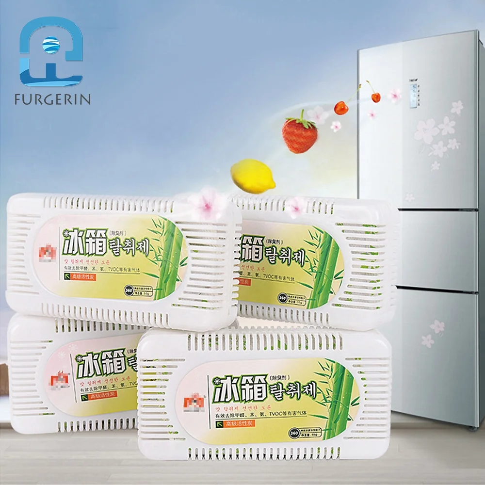 Fridge Activated Carbon Box Reusable Bamboo Charcoal Refrigerator Deodorizer Box Freshener Carbon Air Box For Refrigerator