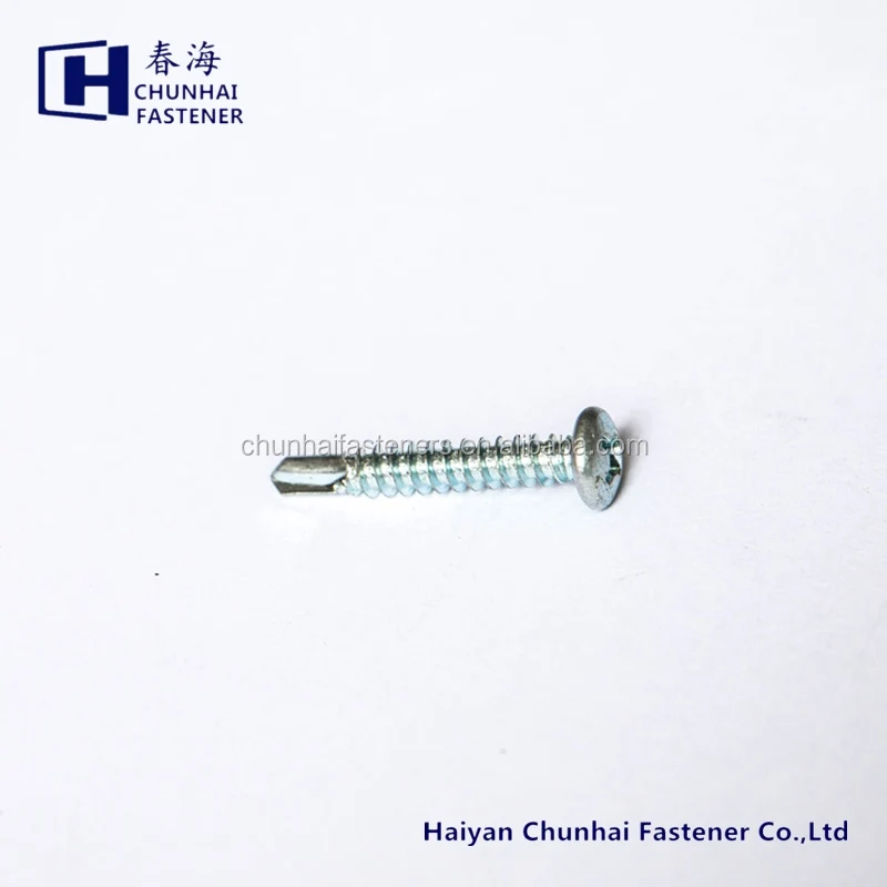 
tornillos pan head self-drilling screw pillips zinc plating DIN7504N 