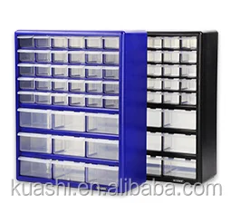 
home and garden plastic transparent storage box Finishing Box with drawers 