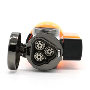 Image of Gas plastic Inflatable cigar lighter three flame