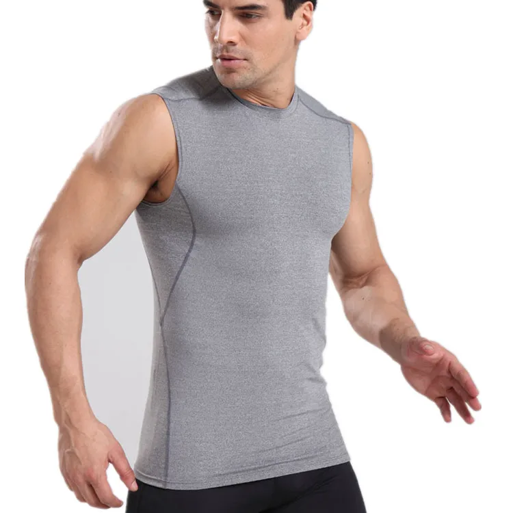 

Men fitness gym sports wear sleeveless tshirts, 5colors