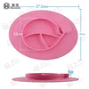 FDA and LFGB Approved 100% Food grade baby placemat silicone creative integrated custom on piece table silicone placemat