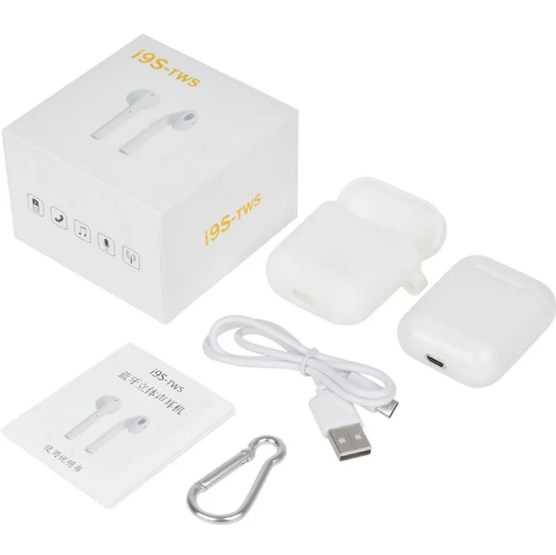 

2018 Hot bluetooth earphone i9s tws BT V4.2 stereo mini wireless earphone earbuds for iphone X XS Max Android